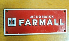 "PLACA DE SEÑAL DE HIERRO FUNDIDO ""McCormick Farmall"" IH International Harvester 10"" x 4"" P" segunda mano  Embacar hacia Argentina