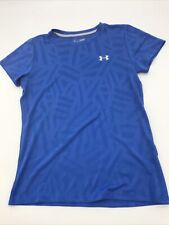 Camiseta Under Armour Heatgear Adulto Pequena Azul Solta..T211 comprar usado  Enviando para Brazil
