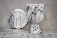 Solid marble chalice for sale  Danbury