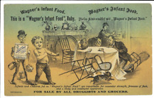 cartão comercial Wagner's Infant Food, mãe, pai cadeiras, jarro, menino, homem, S6D-4FD-005 comprar usado  Enviando para Brazil