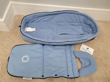 Bugaboo Ice Blue Cocoon Carrycot Footmuff Cosytoes Head Hugger Bee Donkey, used for sale  SOUTHAMPTON