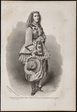 1865 portrait madame d'occasion  Expédié en Belgium