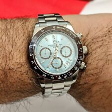 Pagani Design PD1644 Daytona Stainless Chronograph Watch Ice Blue Dial, used for sale  Shipping to South Africa