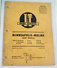Minneapolis moline shop for sale  Springfield