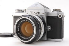 [EXC+5 S/N 736xxxx]Nikon F Late Model Eye level Apollo Silver z obiektywem 50mm F/1.4 na sprzedaż  Wysyłka do Poland