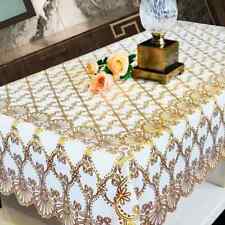 Toalha de mesa impermeável para uso doméstico impressão plástica retangular capa de mesa, usado comprar usado  Enviando para Brazil