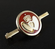 VINTAGE STERLING SILVER GILT & ENAMEL BLOOD DONOR BADGE BROOCH for sale  Shipping to South Africa