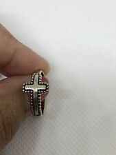 Anillo cruzado de plata esterlina talla 7 segunda mano  Embacar hacia Argentina