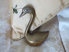 Vintage brass swan for sale  CHESTERFIELD