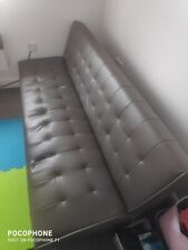 leather futon for sale  HODDESDON