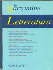 Garzantine letteratura aa.vv. usato  Italia