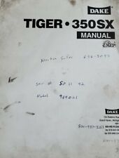 Dake MEP Tiger 350SX Cold Saw owner's manual for sale  Minneapolis