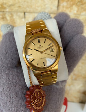 NUEVO DE LOTE ANTIGUO 1973 OMEGA GINEVE RELOJ AUTOMÁTICO 1660173 3660832 CON CAJA Y ETIQUETAS 37MM segunda mano  Embacar hacia Argentina