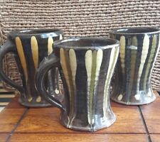 Studio pottery mugs for sale  EVESHAM