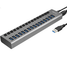 Divisor Acasis 16 portas USB3.0 com fonte de alimentação 12V 6A extensão de cabo HUB novo, usado comprar usado  Enviando para Brazil