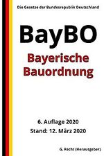 Bayerische bauordnung auflage gebraucht kaufen  Berlin