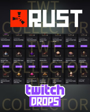 Usado, Gotas Twitch Rust 25 + 26 + 27 + 28 ROUNDs (53 Skins) comprar usado  Enviando para Brazil