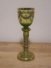 bohemian glass goblet for sale  ILFORD