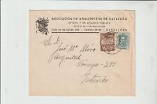 Usado, España Sobre Comercial circulado Barcelona año 1930 (GS-788) segunda mano  Embacar hacia Argentina