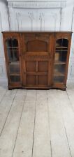 oak glazed bookcase for sale  COALVILLE
