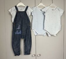 Baby chambray dungarees for sale  Shipping to Ireland