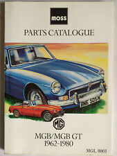 Moss parts catalogue for sale  DOVER