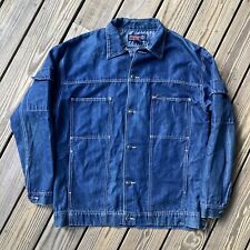 Vtg Vintage Denim Chore Jacket Barn Sz XXL Jean Coat ProPain Streetwear 90s for sale  Tiverton