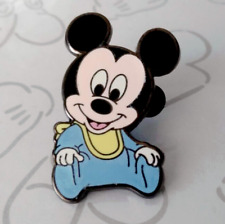 Usado, Pin Disney Baby Mickey Mouse pijama azul babero amarillo 47612 segunda mano  Embacar hacia Argentina