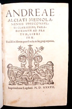 Alciati paradoxorum libri usato  Italia