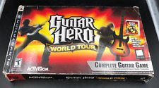 Guitar Hero World Tour Pacote de Guitarra (PS3) na Caixa com Dongle + Guitar Hero 5, usado comprar usado  Enviando para Brazil