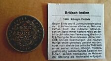 Silbermünze 1840 rupie gebraucht kaufen  Berlin