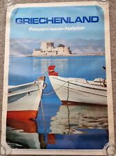 Vintage plakat griechenland gebraucht kaufen  Bergisch Gladbach