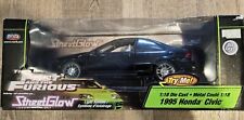 Fast and Furious 1/18 ERTL Die Cast - 1995 Honda Civic Streetglow for sale  Shipping to South Africa