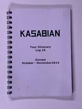 Kasabian tour itinerary for sale  Shipping to Ireland