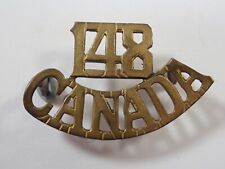Canada 148th infantry for sale  REIGATE