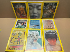 8 lotes aleatorios de revistas de National Geographic años 1950 - 2010 sin duplicados segunda mano  Embacar hacia Mexico