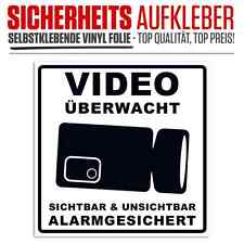 Videoüberwachung aufkleber we gebraucht kaufen  Wolfenbüttel