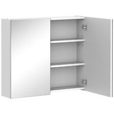 Used, HOMCOM Wall Mounted Bathroom Mirror Storage Cabinet, Refurbished for sale  Shipping to South Africa