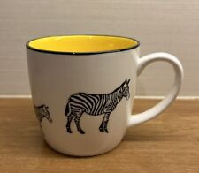 Zebra mug yellow for sale  TADLEY