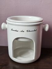 White ceramic fondue for sale  RUSHDEN