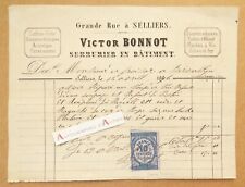 Victor bonnot invoice d'occasion  Expédié en Belgium