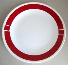 Corelle rojo y blanco URBAN CAFÉ, plato de almuerzo tamaño 8,5", usado segunda mano  Embacar hacia Argentina