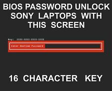 Sony bios password d'occasion  Expédié en Belgium