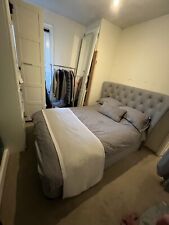 Grey fabric double for sale  SWANLEY