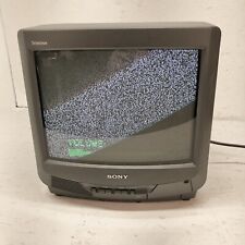 TV Sony 13"" Trinitron - KV-13M42 Televisão CRT Retro Gaming TV Testada Funcionando!, usado comprar usado  Enviando para Brazil