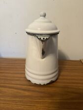 Vintage Enamel Coffee Pot (no Insert) White for sale  Shipping to South Africa