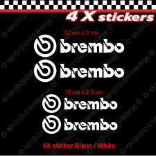Stickers brembo blanc d'occasion  France