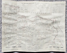 Antique vintage map for sale  STAFFORD