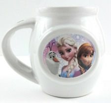 Caneca Disney Frozen Anna Elsa Olaf chá café cacau colher slot branco comprar usado  Enviando para Brazil