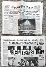 Two reprint newspapers for sale  Gettysburg